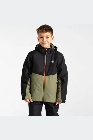 Dare 2B Kids Water-repellent Impose IV Ski Jacket Olivine Black, Size: 3-4 Years