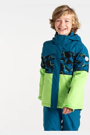 Dare 2B Kids Water-repellent Humour III Ski Jacket Camo Print, Size: 9-10 Years