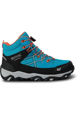 Regatta Kids Waterproof Samaris III Walking Boots Tahitian Teal Satsuma, Size: UK Infant 10