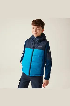 Regatta Kids Water-repellent Lofthouse II Heavyweight Gilet Navy Hydro Blue, Size: 13 Years