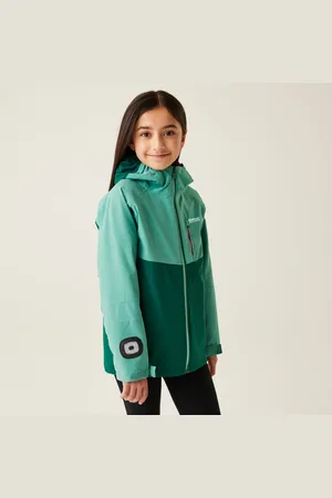 Regatta Girls Trekktain 3-in-1 Jacket Rain Forest Dusty , Size: 5-6 Years