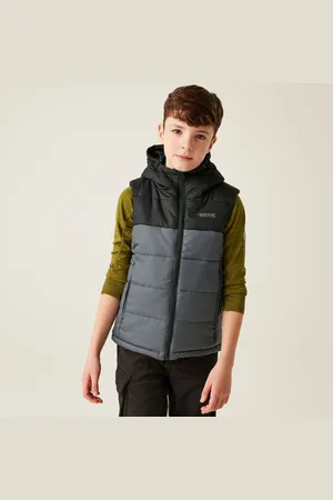 Regatta Kids Water-repellent Lofthouse II Heavyweight Gilet Seal Grey, Size: 15-16 Years