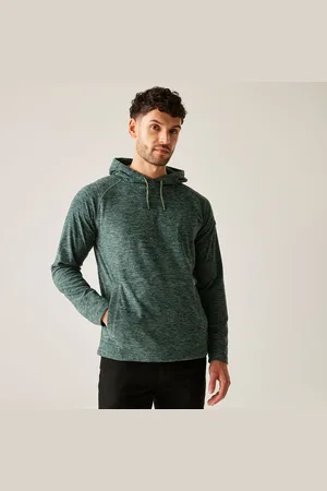 Regatta Mens Edley Fleece Hoodie Dark Forest , Size: XXL