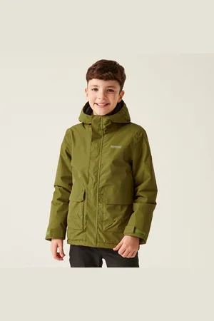 Regatta Kids Breathable Ezdale Waterproof Jacket Nephrite , Size: 9-10 Years