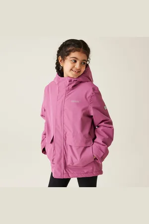 Regatta Kids Breathable Ezdale Waterproof Jacket Violet, Size: 15-16 Years