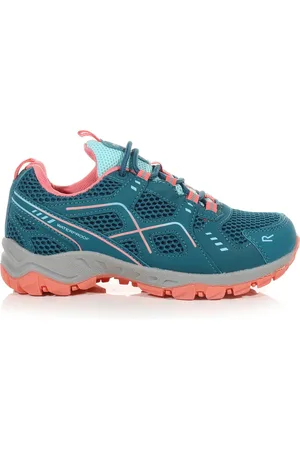 Regatta Kids Breathable Vendeavour Junior Walking Shoes Tahitian Tide Shell , Size: UK 5