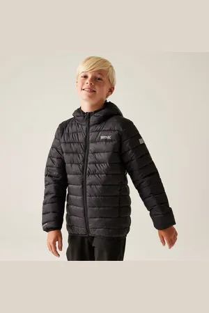 Regatta Water-repellent Kids Hooded Marizion Baffled Jacket, Size: 5-6 Years
