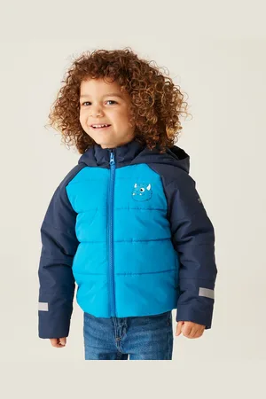 Regatta Kids Water-repellent Animal Quilted Jacket Spike The Monster Hydro , Size: 12-18 Months