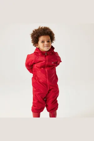 Regatta Kids Water Repellent Splosh III Waterproof Puddle Suit Pepper, Size: 6-12 Months
