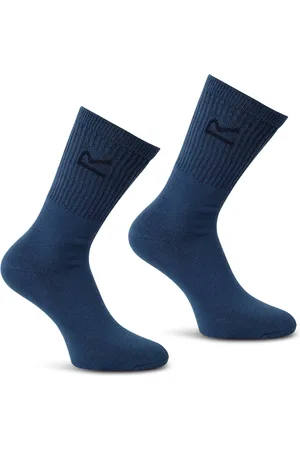 Regatta Mens 3 Pack Sock In A Box Navy Marl, Size: One Size