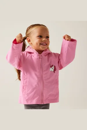 Regatta Kids Water-repellent Animal Print Waterproof Jacket Luna The Unicorn Sweet , Size: 18-24 Months
