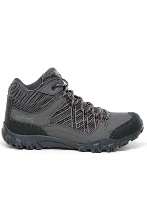Regatta Kids Lightweight Edgepoint Waterproof Mid Walking Boots Granite Brandied Apricot, Size: UK Infant 12