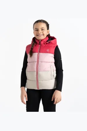 Dare 2B Kids Breathable Jolly Padded Gilet Berry , Size: 3-4 Years