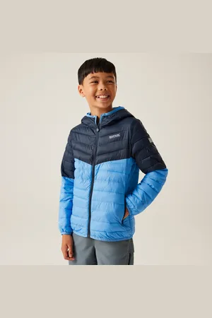 Regatta Kids Water-repellent Hillpack III Hooded Jacket Elysium Navy, Size: 15-16 Years