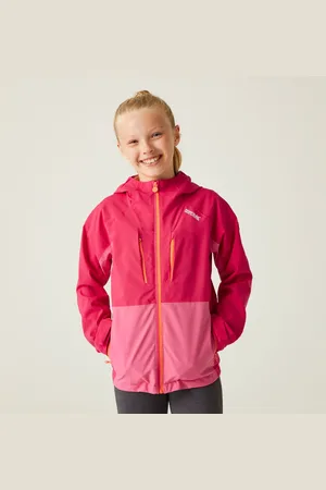 Regatta Kids Breathable Highton V Waterproof Jacket Potion Flamingo , Size: 15-16 Years
