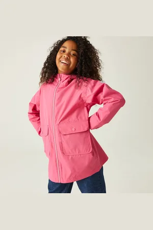 Regatta Kids Breathable Beylina Waterproof Jacket Flamingo , Size: 13 Years