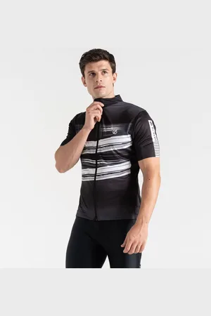 Dare 2B Mens Aep Pedal Short Sleeve Jersey Tread Print, Size: XL