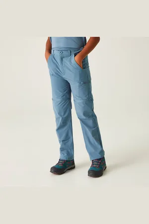 Regatta Water Repellent Kids Highton Stretch Zip Off Walking Trousers, Size: 7-8 Years