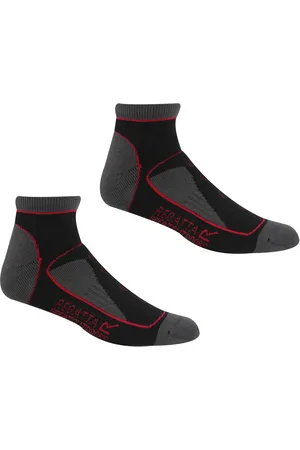 Regatta Womens 2 Pack Samaris Trail Sock Cherry Pink, Size: UK 6-8