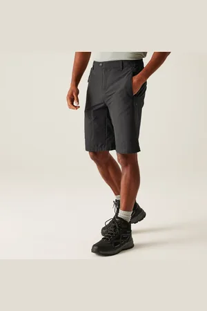 Regatta Mens Highton II Long Walking Shorts Ash, Size: 40