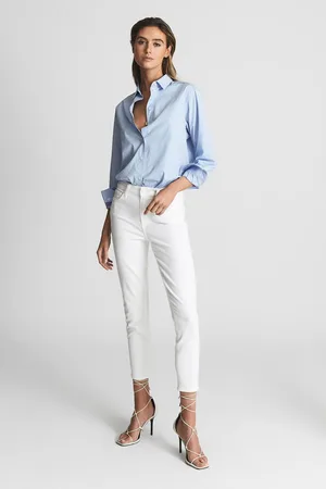 Paige Hoxton Cropped Skinny Jeans, , Size: 24R