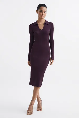 Lilac Slinky Ruched One Shoulder Bodycon Dress