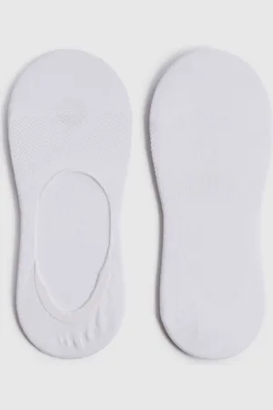 Reiss Axis Trainer Socks - Cotton Plain, Size: L