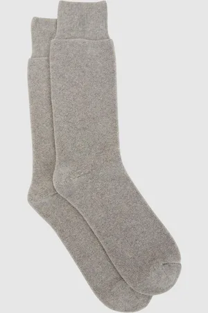 Reiss Alers Blend Terry Towelling Socks - Cotton Plain, Size: S & M