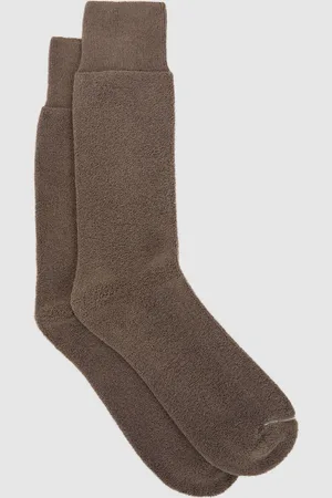 Reiss Cotton Blend Terry Towelling Socks, S & M