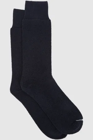 Reiss Cotton Blend Terry Towelling Socks, S & M