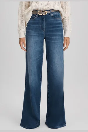Reiss Ameria Mid Palazzo Jeans, 24R