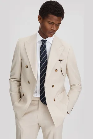 Reiss Double Breasted Suit Blazer Slim Fit, 36