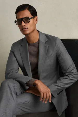 Reiss Slim-fit Single Breasted Wool Suit Jacket, 40