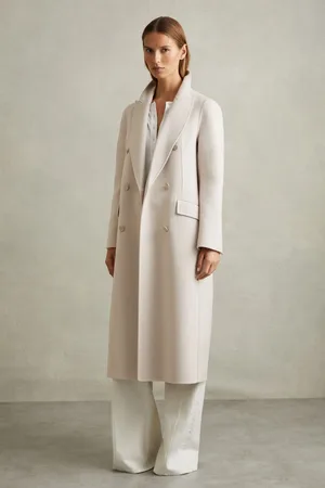 Reiss Petite Wool-blend Double-breasted Blindseam Coat, 4