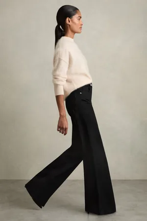 Reiss Mid Rise Flared Jeans, 24R