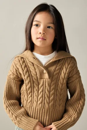 Reiss Etta Jumper Cotton Cable Knit, Size: 45Y