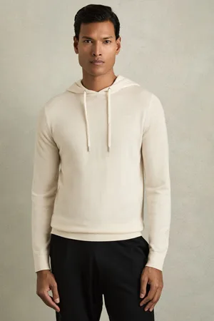 Reiss Holland Hoodie Wool Plain, Size: XL