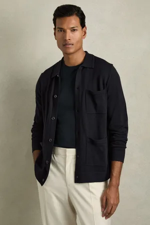 Reiss Merino Wool Button-through Cardigan, S