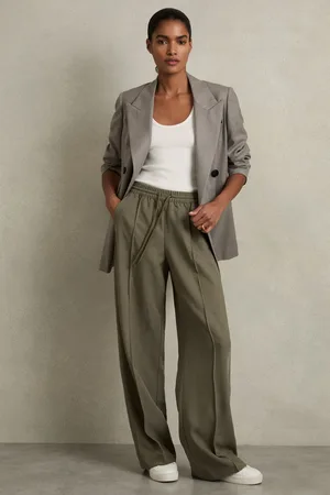 Reiss Wide-leg Drawstring Trousers, 4R