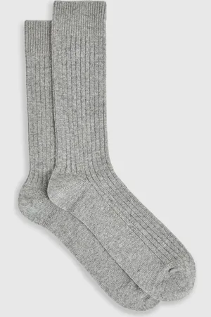 Reiss Ribbed Socks With Wool And Cashmere, S & M