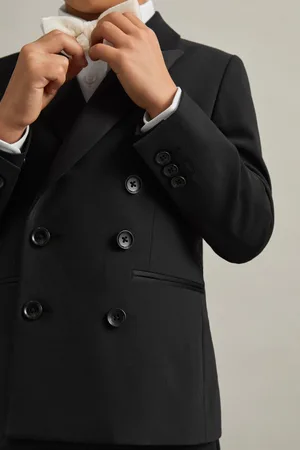 Reiss Knightsbridge Db Jacket Wool Plain, Size: Q04