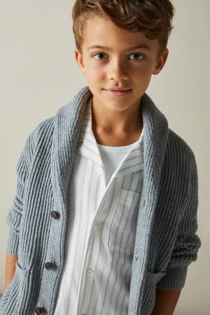 Reiss Cohen 9-13 yrs Brushed-cotton Striped Pyjama, Q04