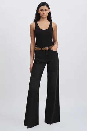 GOOD AMERICAN Petite Relaxed Jeans, 24