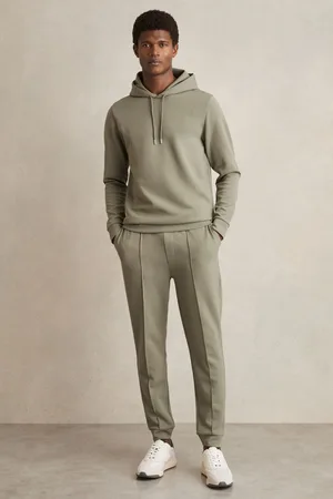 Reiss Interlock Jersey Drawstring Hoodie, XS
