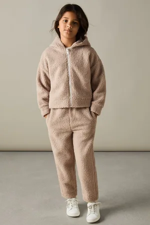 Reiss 4-9 yrs Fleece Hoodie and Joggers Set, 45Y