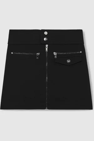 Reiss 13-14 yrs Piqu?? Zip-detail Mini Skirt