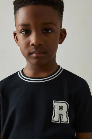 Reiss 9-13 yrs Cotton Letter-patch T-shirt, 9-10
