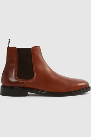 Reiss Leather Chelsea Boots, E41