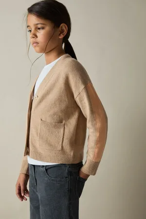 Reiss 4-9 yrs Relaxed Wool-cashmere Cardigan, 45Y