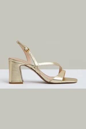 Reiss Strappy Leather Heeled Sandals, 437